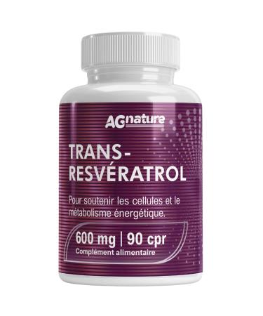 Trans-Resv ratrol 600 mg Antioxydant Pur 90 Comprim s avec NAD Querc tine Pip rine Acide Alpha-Lipo que et Astragale