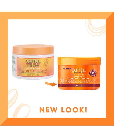 Cantu Coconut Curling Cream for Natural Hair 12 oz - Shea Butter Infused - 1 Pack - Buy Online on GoSupps.com