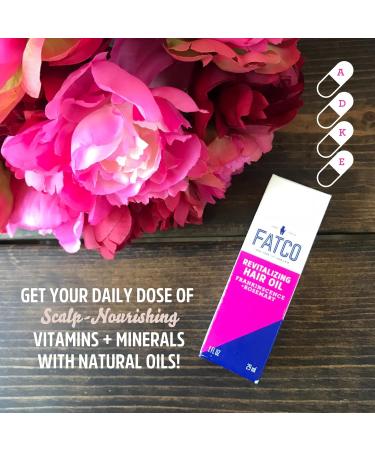 Buy FATCO Revitalizing Hair Oil - Frankincense & Rosemary (1oz) | Nourish & Strengthen Hair | International Shipping Available - Buy Online on GoSupps.com