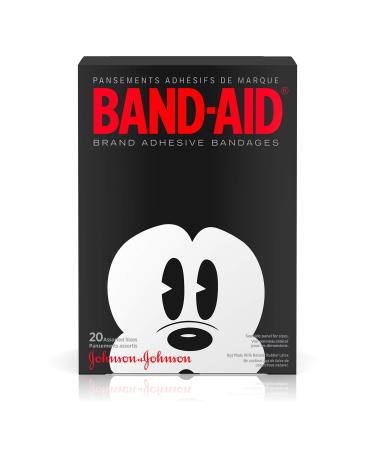 Band-Aid Decorative Adhesive Bandages Disney's Mickey Mouse Assorted 20 Count