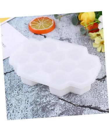 Zerodeko 2pcs 12 Silicone Molds Silicone Ice Cube Trays with Lid Cat Mug 12 Grids Ice Mold Ice Cubes Ice Box 13X9 CM White - Buy Online on GoSupps.com