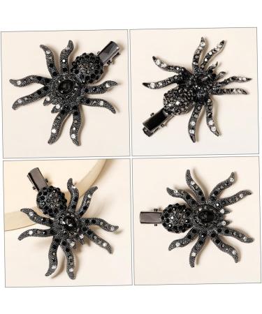 FRCOLOR Spider Hairpin Rhinestone Bobby Pins Hair Barrettes Hair Clip Spider Web Hairpins Hair Rhinestone Spider Clips for Hair Rhinestone Spider Barrette Halloween Spider Hair Accessory - Buy Online on GoSupps.com