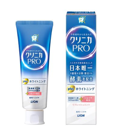 LION Clinica Pro Whitening Dentifrice 95 g Refresh Mint