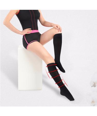WSYKC Compression Stockings for Varicose Veins | 23-32 mmHg | Black | Ideal for Doctors Teachers Athletes - Shop Now! - Buy Online on GoSupps.com