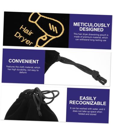 Healeved 2 Pcs Storage Bag Travel Hair Tools Hair Dryer Drawstring Pouch Hair Dryer Travel Case Fabric 36.5X26.5X1CM Assorted Color - Buy Online on GoSupps.com