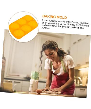 Zerodeko 1pc Easter Egg Cake Mold Silicone Cake Mold Festival Cake Baking Tool Baking Pan Silicone Molds Easter Treat Easter Cakes Mold Easter Cake Baking Tools Biscuits Mold Household Eggs 26.5X16.5CM Orange - Buy Online on GoSupps.com