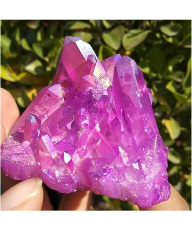 Natural Crystal Rough Crystal Cluster 160g Pink Quartz Crystal Cluster Titanium Bismuth Silicon Cluster Rainbow - Buy Online on GoSupps.com