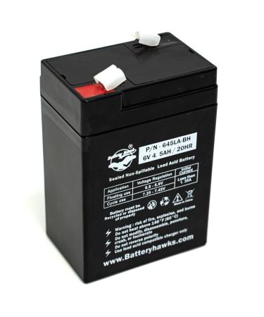 UB645 ELB-0604 Battery ELB0604 6V4.5AH 6V 4.5AH SLA Sealed Lead Acid Battery for Exit Sign Emergency Light SLA0905 AH 4.0 AMP Hour 120255