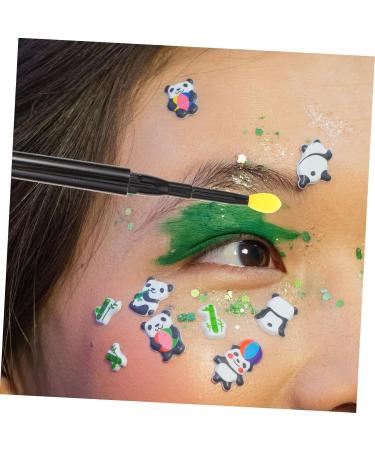 BELLIFFY 12pcs Silicone Lip Brush Glitter Eyeshadow Brush with Cap Lipstick Applicator Eye Makeup - Buy Online on GoSupps.com