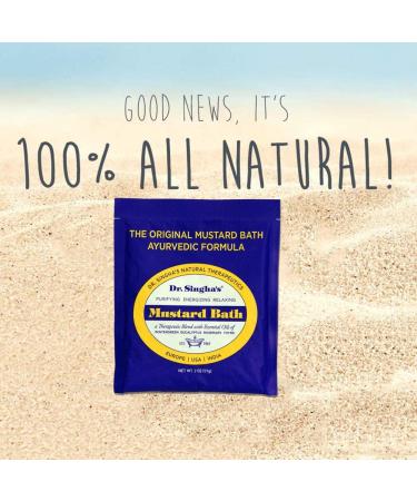 Dr. Singha's Mustard Bath - Therapeutic Bath Salts 2 oz | Relax & Revitalize - Buy Online on GoSupps.com