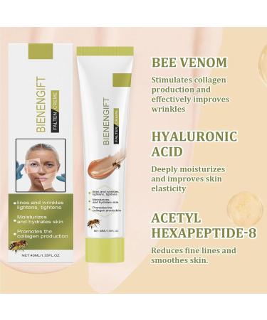 Sathychanpy Antiwrinkle cream with bee venom 40 ml Bee Venom Repair Creme for men and women moisturizing cream for face and neck firming the skin and reducing wrinkles and fine lines - Buy Online on GoSupps.com