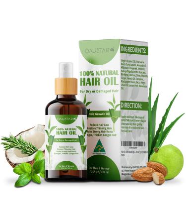 100% Natural Hair Oil Treatment for Damaged Dry Hair and Stronger Longer Hair 100 ml 100 ml (Pack of 1)