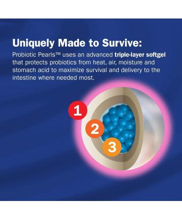 Nature's Way Probiotic Pearls Women's Vaginal and Digestive Health 30 Softgels. Pack of 2 - Buy Online on GoSupps.com