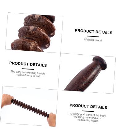 Gleavi Handing Tools Roller Massager - Deep Tissue Back Massage Device & Wood Roller Stick for Ultimate Relaxation - Buy Online on GoSupps.com