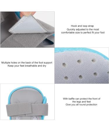 ZJchao Ankle Support Stabilizer Brace | Foot Drop Fixation Splint & Fracture Protector | Adjustable 360 Support for Ankle Sprains - M (Left - Buy Online on GoSupps.com