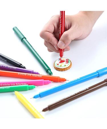 Marker Baking Food Marker Food Coloring Pens Upgrade Dual Sided Edible Markers for - Buy Online on GoSupps.com