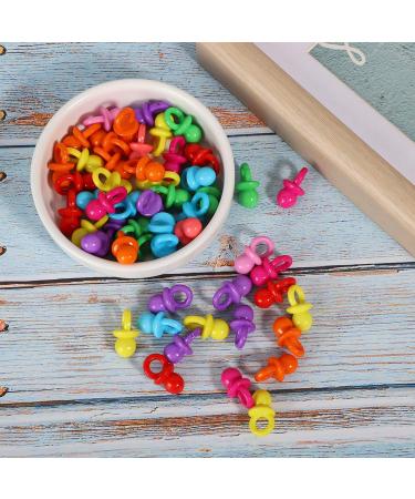 Qukaim Color Acrylic Pacifiers - 100pcs Baby Baptism Mini Toys & Party Decoration for International Shipping - Buy Online on GoSupps.com