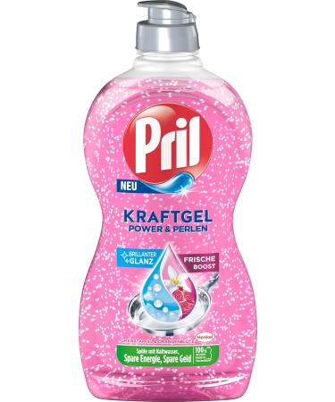 Pril Kraft Gel Power & Pearls - 6x450ml Hand Dishwashing Detergent for Spotless Shine & Freshness | Buy Internationally - Buy Online on GoSupps.com