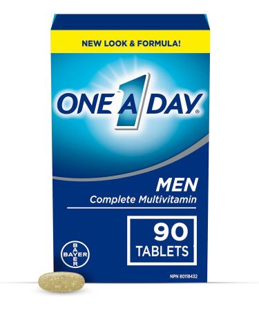 One A Day Multivitamin for Men - Daily Vitamins For Men - Men's Multivitamin With Vitamin A & Multivitamin For Men 50 Plus - Daily Vitamins For Men With Vitamins A B C D E Nutritional Supplement+ Men 50 Plus - Buy Online on GoSupps.com