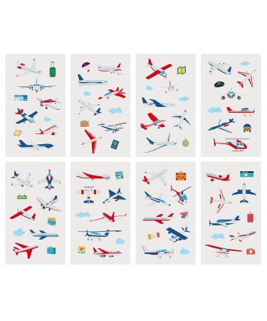24 Sheets Airplane Temporary Tattoos - Birthday Decorations & Party Favors - Buy Online on GoSupps.com
