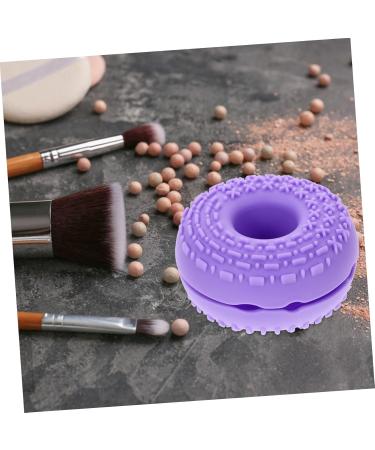 Healeved Makeup Brush Cleaner Pad Makeup Sponge Cleaners Make up Cleaner Make up Sponge Cleaner Makeup Brush Cleaner Mat Make up Brush Cleaner Cleanser Usb Silica Gel Purple Silicone Brush 8.3x8.3cm Purple - Buy Online on GoSupps.com