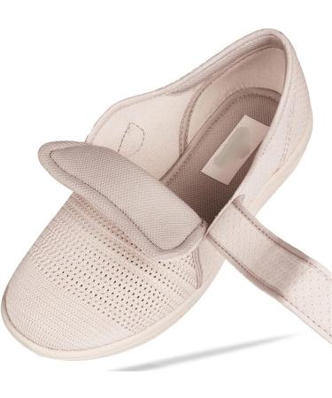 Unisex Diabetes Shoes - Anti-Slip Extra Wide Diabetic Shoes for Men Women - Breathable & Comfortable - Size 9 Crystal Silver - Buy Online on GoSupps.com