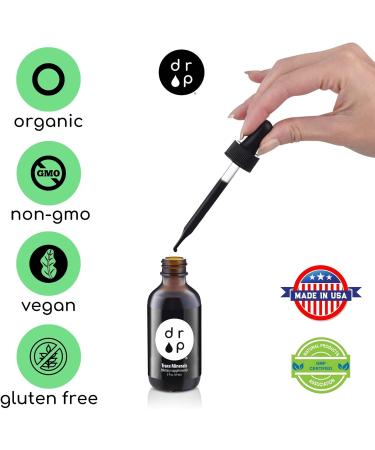 Organic Trace Minerals Electrolyte Drops & Vitamin B12 2500 mcg Bundle - 2 oz Liquid Drops - Buy Online on GoSupps.com