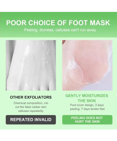 2 Pairs Foot Peeling Mask Exfoliating Foot Mask Exfoliating Peeling Foot Mask for Foot Care Very Dry and Damaged Feet Mask Foot and Callus Peeling Foot Care (Aloe Vera) - Buy Online on GoSupps.com