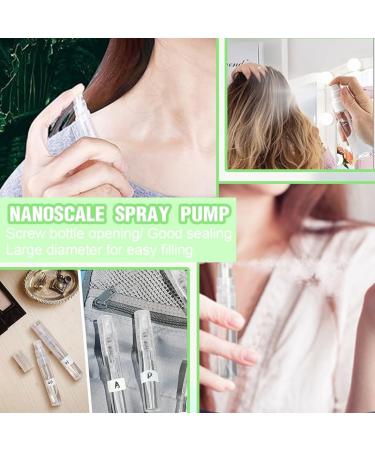 EOUIAV 15 Pieces Mini 3/5/10 ml Refillable Spray Bottle for Travel Lotion Perfume - Buy Online on GoSupps.com