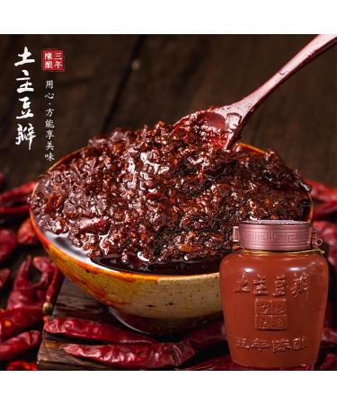 (FIVE-YEAR AGED) Premium Chinese Bean Paste Pixian Doubanjiang Chili Paste 1.76lb/800g - ORIGINAL IMPORTED from Sichuan - Buy Online on GoSupps.com