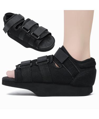 Postoperative Shoes Medical Orthopedic Foot Brace Forefoot Relief Shoe for Surgery (L)