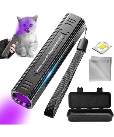 HUHKOUAE Wood's Lamp pet cat dog Wood's Black light Flashlight cat Ringworm Detector Doctor Pet Urine Detector for Analyzing Skin Dog Cat Care Bed Bug Inspect. - Buy Online on GoSupps.com