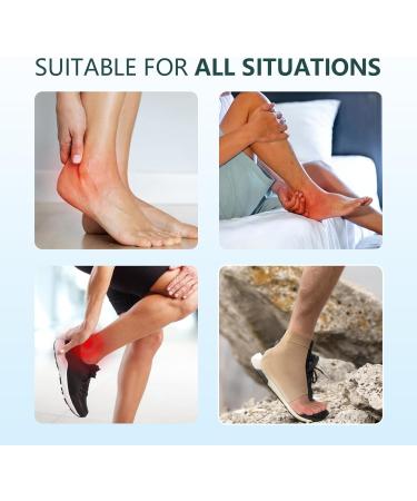 Buy Premium Achilles Tendon Heel Protector Padded Sleeve Socks | Gel Heel Socks for Haglunds Bursitis Tendonitis - Women s 10+ Men s 9+ | International Shipping Available - Buy Online on GoSupps.com
