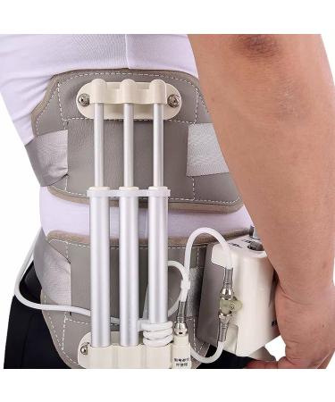 Volume Disc Lumbar Vertebrae Traction Device | Hydraulic Waist Belt Corrector for Men & Women - 80 kg Support & Protection - Buy Online on GoSupps.com