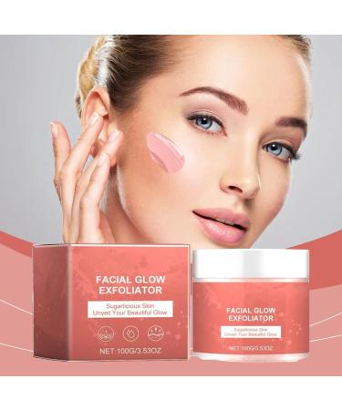 Az car Glow Exfoliator Sugar Facial Scrub Az car Glow Blanqueador Y Exfoliating Sugar Facial Scrub For Smoother Glowing Skin Body Exfoliating De Az car Natural Gently Exfoliates & Moisturizer - Buy Online on GoSupps.com