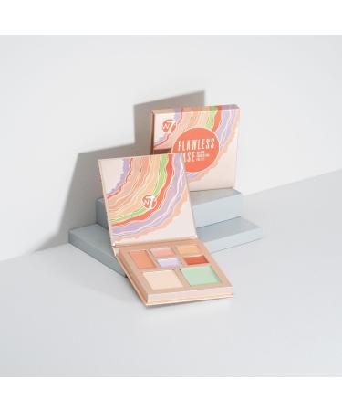 W7 Flawless Base Cream Colour Correcting Palette - 7 Shades to Improve Skin Discolouration & Imperfections - Buy Online on GoSupps.com
