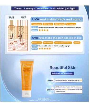 DISAAR SPF 60+ Moistening Sunblock Sunscreen Cream 80ml - For Dry Sensitive Skin - Buy Online on GoSupps.com