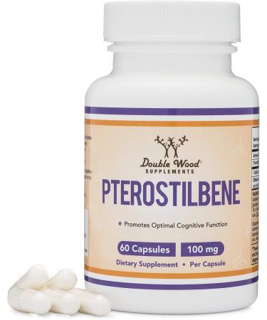 Double Wood Supplements Pterostilbene 100 mg - 60 Capsules