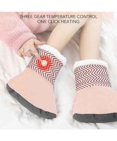 UpQRSG 2-Part Electric Foot Warmer | Carbon Fiber Heating Pillow for Ultimate Comfort | Non-Slip Heating Boots for Home & Office Use - Buy Online on GoSupps.com