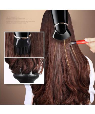 2200W Professional Salon Hair Dryer with Concentrator Diffuser & Comb Powerful Hairdryer Fast Drying Blow Hair-Dryer AC Motor 2 Speed and 3 Heat Cold Shot Button Light Quiet for Women Men Black - Buy Online on GoSupps.com