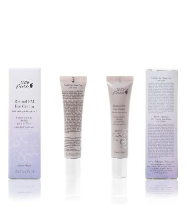 100% PURE Retinol Eye PM Cream | Anti-Aging & Wrinkle Treatment | Boosts Collagen | 0.5 oz - Buy Online on GoSupps.com