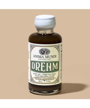 Anima Mundi Apothecary Lucid Dream Elixir - Third Eye Tonic - Relaxing Adaptogenic Drink - Support Lucid Dreaming and Visionary Sleep with This Calming Tonic (2 oz) - Buy Online on GoSupps.com