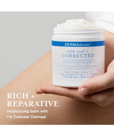 DERMAdoctor Calm Cool + Corrected Hydra Repair Cream - Moisturizing Skin Relief for Dry Eczema Dermatitis & Itch - 12 oz - Buy Online on GoSupps.com