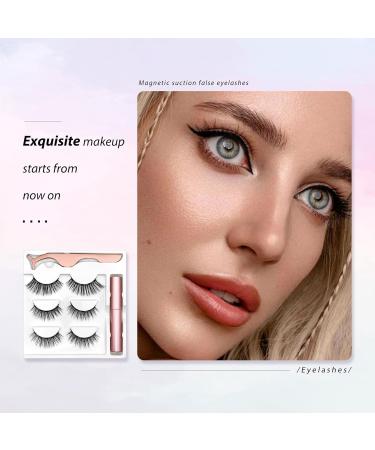 Shop Magnetic Eyelashes - Convenient 3-Pack | Reusable Natural Look No Glue - Perfect for All Occasions - Buy Online on GoSupps.com