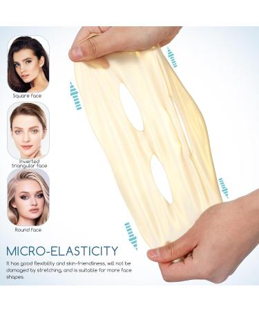 Hohopeti Lot de 3 Masques Visage en Silicone R utilisables 3d Hydratants pour Soins Faciaux Taille Couleurs Blanc Or et Rose Adapt es pour Usage Domicile et Salons de Beaut  - Buy Online on GoSupps.com