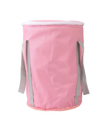 Foot Bath Bag Portable Foot Bath Bag Large Capacity Versatile Lightweight Foldable with Lid for Camping (Pink)