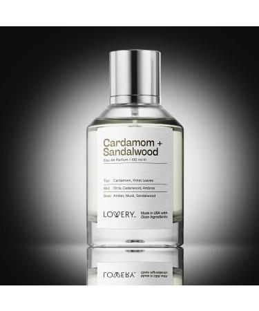 Valentine LOVERY Cardamom Sandalwood Perfume for Women & Men Inspired by L.LB O Fragrance S.antal 33 Eau de Parfum Long Lasting Perfumes Vegan Clean Natural Unisex Perfume Spray Gifts for Mom USA Clean Cardamom Sandalwood - Buy Online on GoSupps.com