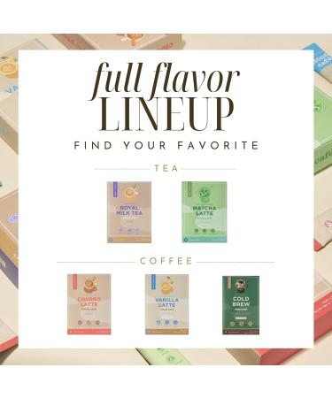 Cl ud Caf Collagen Infused Churro Latte Instant Coffee Packets - Promotes Skin Firmness Hydration & Elasticity Cognitive Function and Immune Support - Single Serve Instant Coffee (10 Sachets) - Buy Online on GoSupps.com