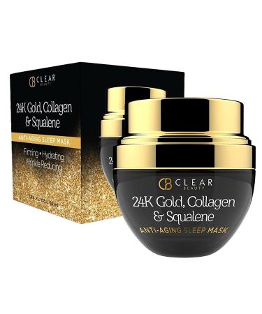 Clear Beauty (Formerly Clair 24K Gold  Collagen & Squalene Daily Face Moisturizer - Hydrate  Moisturize & Firm Skin  Brightening & Anti-aging Cream - Cruelty Free Korean Skincare For All Skin Types