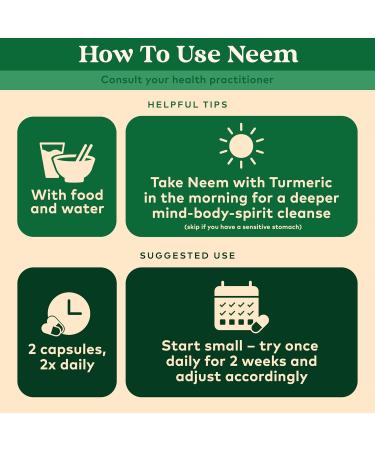 ORGANIC INDIA Neem Leaf Capsules - Herbal Supplement Supports Skin & Immune Health Vegan Gluten Free USDA Certified Organic - 90 Count 90 Count (Pack of 1) - Buy Online on GoSupps.com